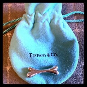 Tiffany dog bone pendant